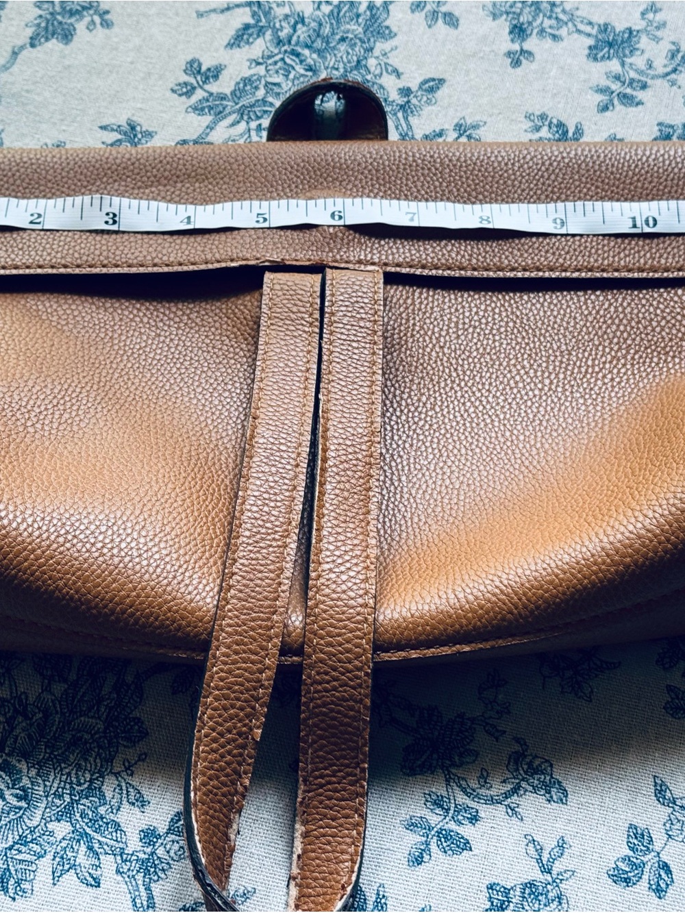 Free People Brown Pebbled Leather Clutch - Picture 14 of 14